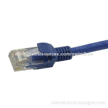Cat5e UTP patch cord, 2, 3, 5m, stranded bare copper conductorNew